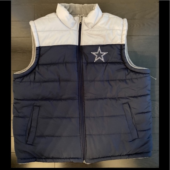 NWT FANATICS Dallas Cowboys Reversible Puffer Vest - size XXL - Picture 4 of 12